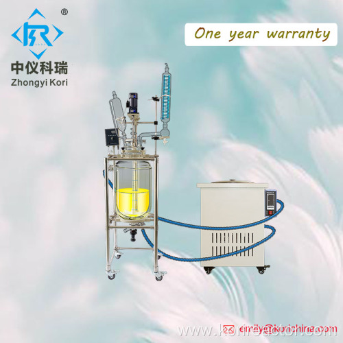 Factory CE Certificated glass jacketed reactor